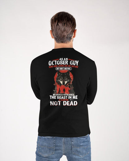 OCTOBER - KIND AND LOVING ARE MY NATURE - BIRTHDAY T-SHIRT FOR MEN - NGHL10 (SKU26T-01-17-10)