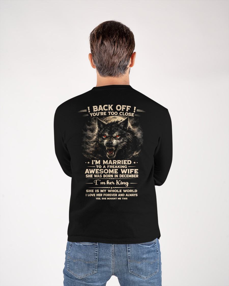 DECEMBER - BACK OFF! YOU'RE TOO CLOSE - GIFT FROM WIFE - NGHL12 (SKU26T-01-25-12)