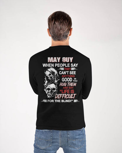 MAY - HUG THEM AND SAY... - BIRTHDAY T-SHIRT FOR MEN - NGHL05 (SKU12-253-05)