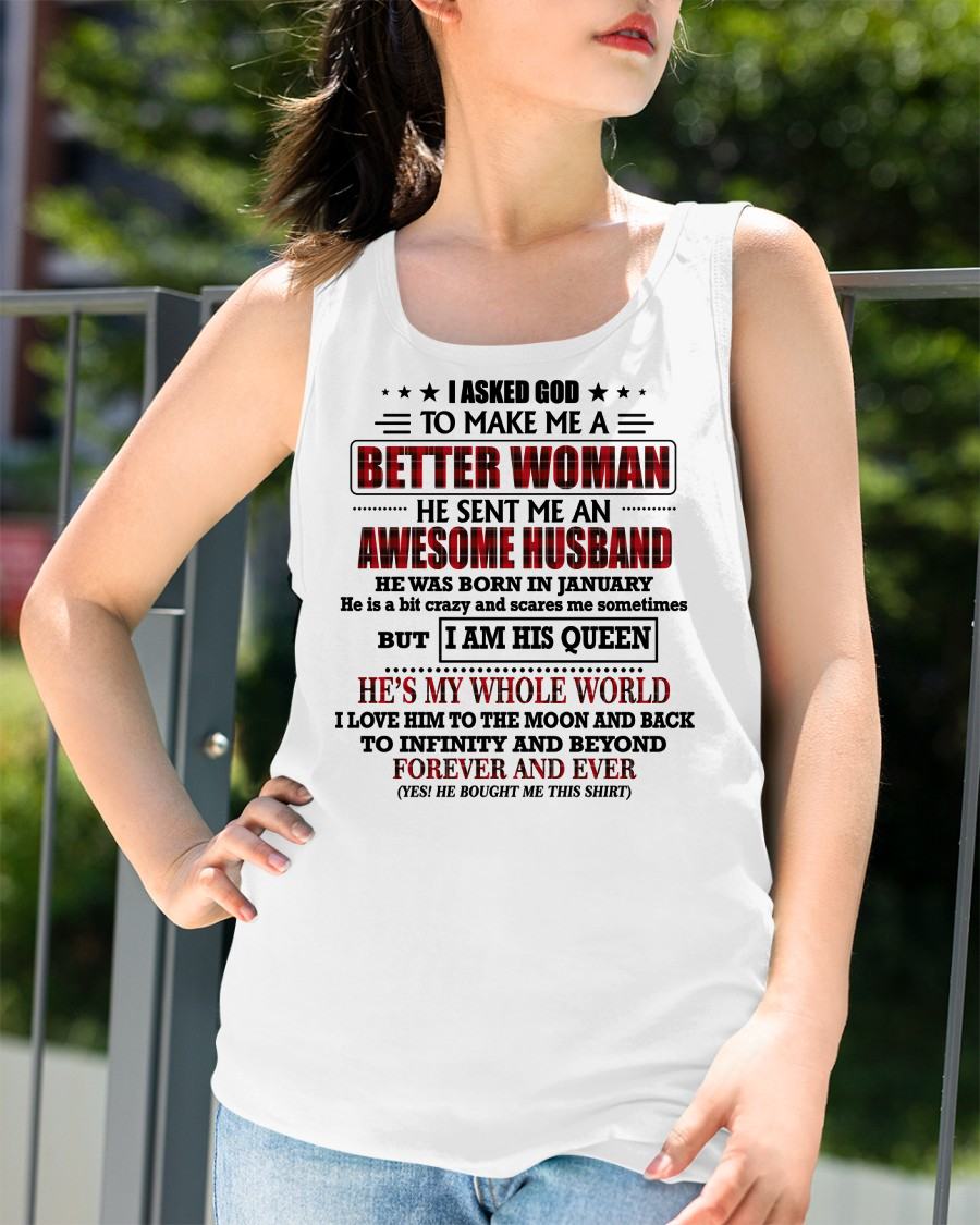JANUARY - GOD SENT ME AN AWESOME HUSBAND - GIFT FROM HUSBAND - NGHL01 (SKU12-321-01)