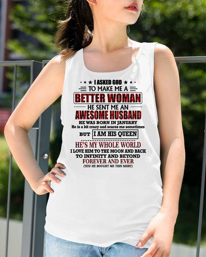 JANUARY - GOD SENT ME AN AWESOME HUSBAND - GIFT FROM HUSBAND - NGHL01 (SKU12-321-01)