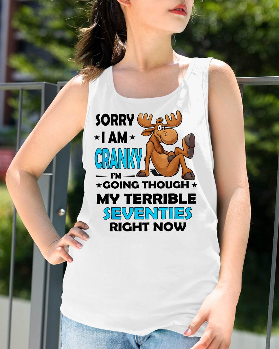 SORRY I AM CRANKY - BIRTHDAY SHIRT FOR WOMEN - NGHL00 (SKU12-249)