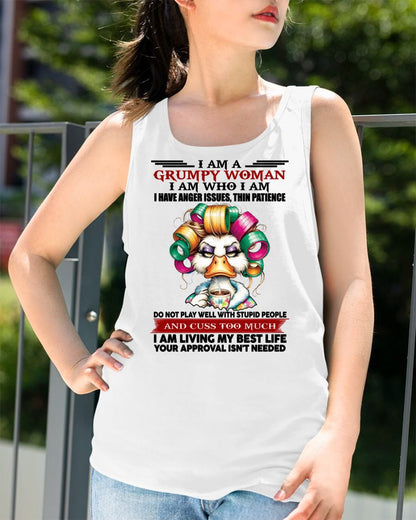 GRUMPY WOMAN - BIRTHDAY SHIRT FOR WOMEN - NGHL00 (SKU26T-01-22-00)