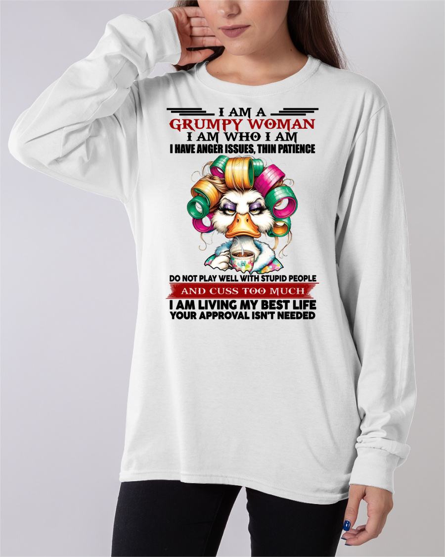 GRUMPY WOMAN - BIRTHDAY SHIRT FOR WOMEN - NGHL00 (SKU26T-01-22-00)