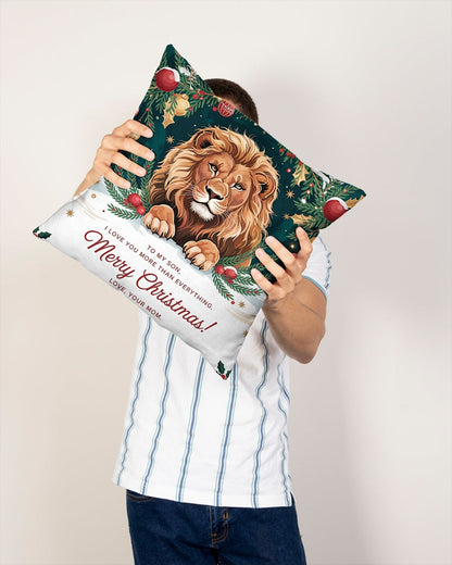 TO MY SON - CHRISTMAS PILLOW – PERFECT GIFT FROM MOM