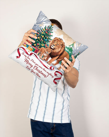 TO MY SON - CHRISTMAS PILLOW – PERFECT GIFT FROM MOM