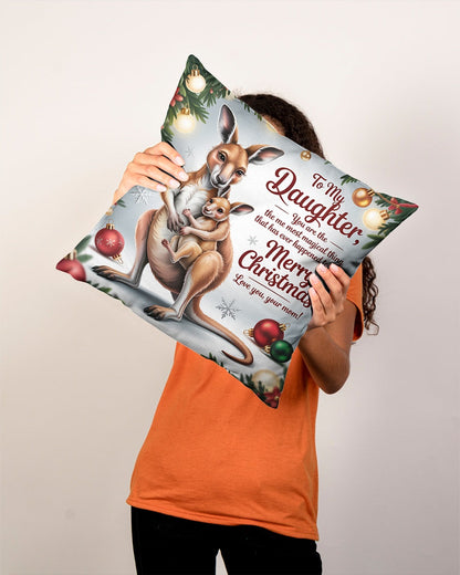 TO MY DAUGHTER- CHRISTMAS PILLOW – PERFECT GIFT FROM MOM