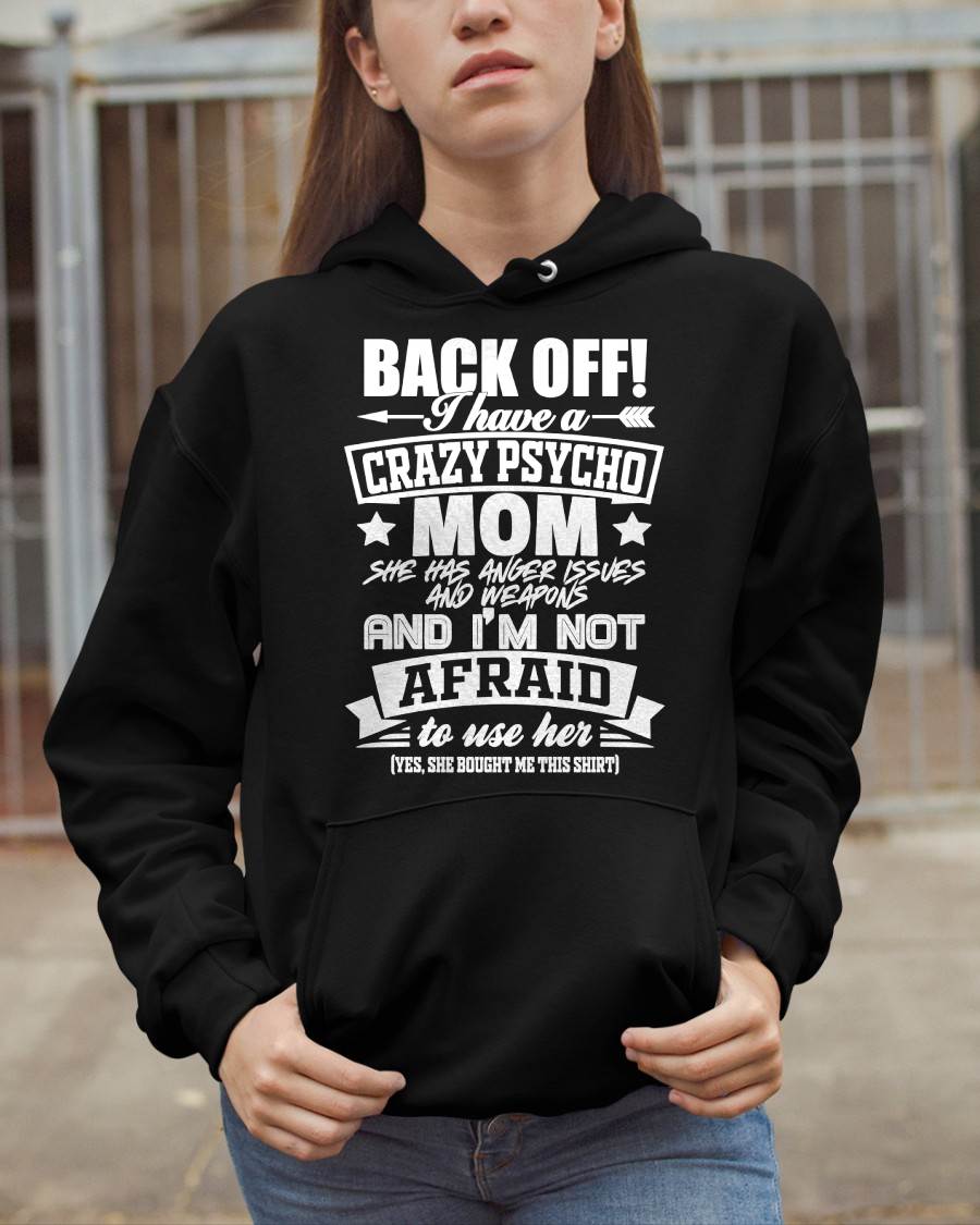 I HAVE A CRAZY MOM - PERFECT GIFT FOR YOUR DAUGHTER - GIFT FROM MOM - NGHL00 (SKU12-245)