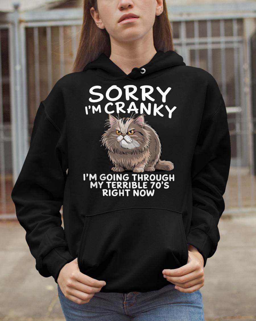 SORRY I AM CRANKY - BIRTHDAY SHIRT FOR WOMEN - NGHL00 (SKU12-248)