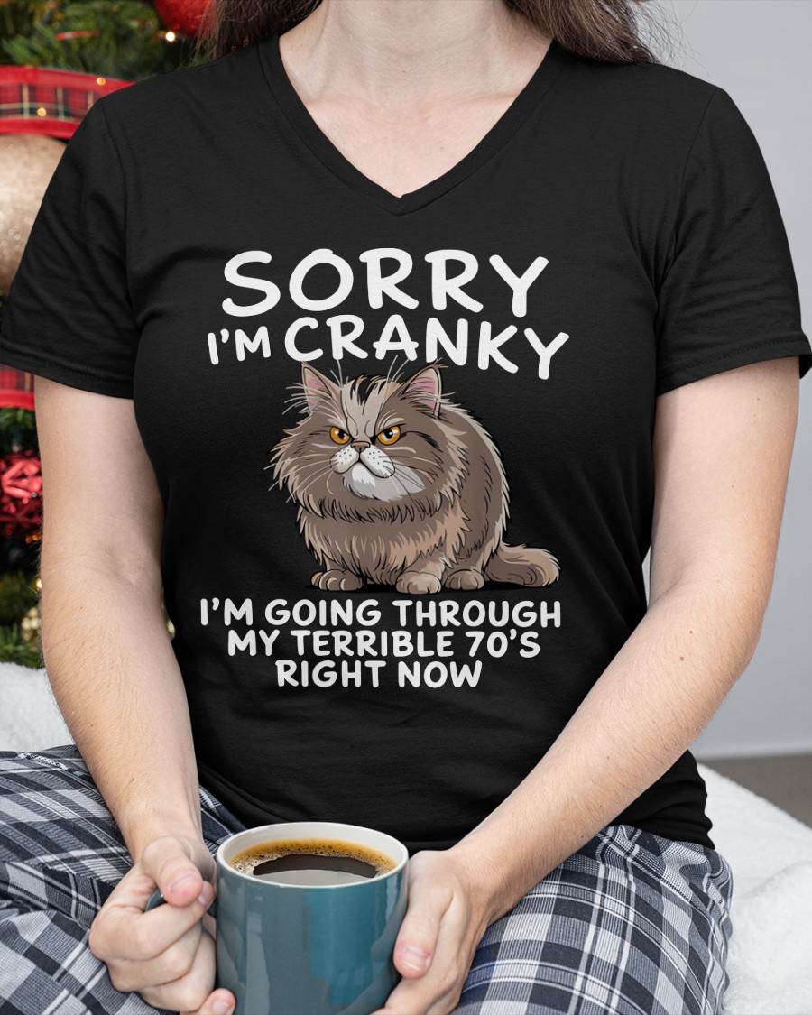 SORRY I AM CRANKY - BIRTHDAY SHIRT FOR WOMEN - NGHL00 (SKU12-248)