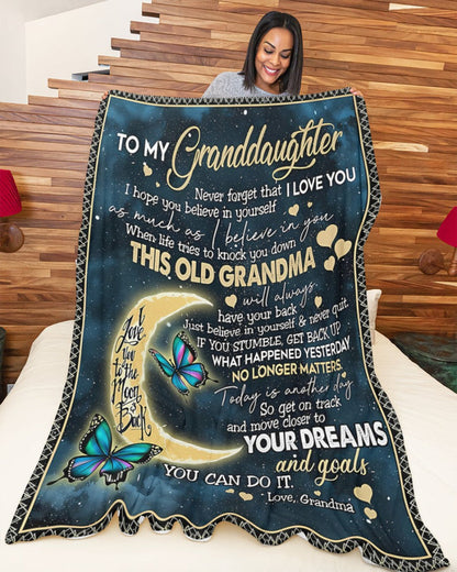 BLANKET FOR GRANDDAUGHTER FROM GRANDMA FULL (SKUB-BLK-GMD2)