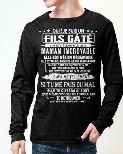 DÉCEMBRE - FILS GÂTÉ – CADEAU DE MAMAN - NGHL12 (SKU26T-0172-12)