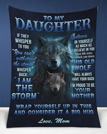 BLANKET FOR DAUGHTER – COMFORT & WARMTH GIFT FROM MOM Sherpa Fleece Quilt Blanket NGHL00 (SKUB12-97)