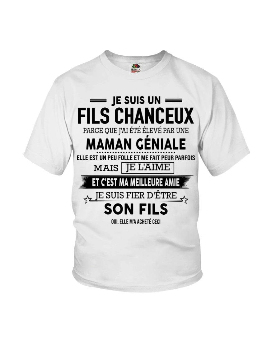 JE SUIS UN FILS GÂTÉ – CADEAU DE MAMAN INCROYABLE - frNGHL00