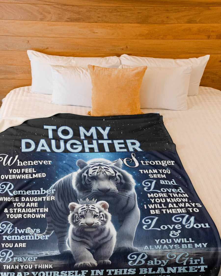 BLANKET FOR DAUGHTER – COMFORT & WARMTH GIFT FROM MOM Sherpa Fleece Quilt Blanket NGHL00 (SKUB12-153)