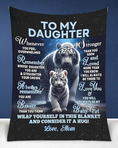 BLANKET FOR DAUGHTER – COMFORT & WARMTH GIFT FROM MOM Sherpa Fleece Quilt Blanket NGHL00 (SKUB12-153)