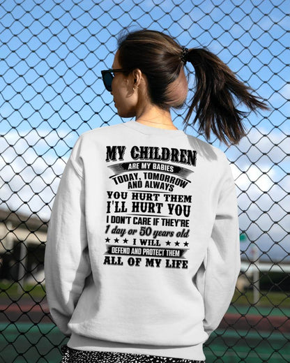 MY CHILDREN ARE MY BABY - T-SHIRT FOR MOM - NGHL00 (SKU12-274)