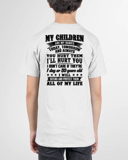 MY CHILDREN ARE MY BABY - T-SHIRT FOR MOM - NGHL00 (SKU12-274)