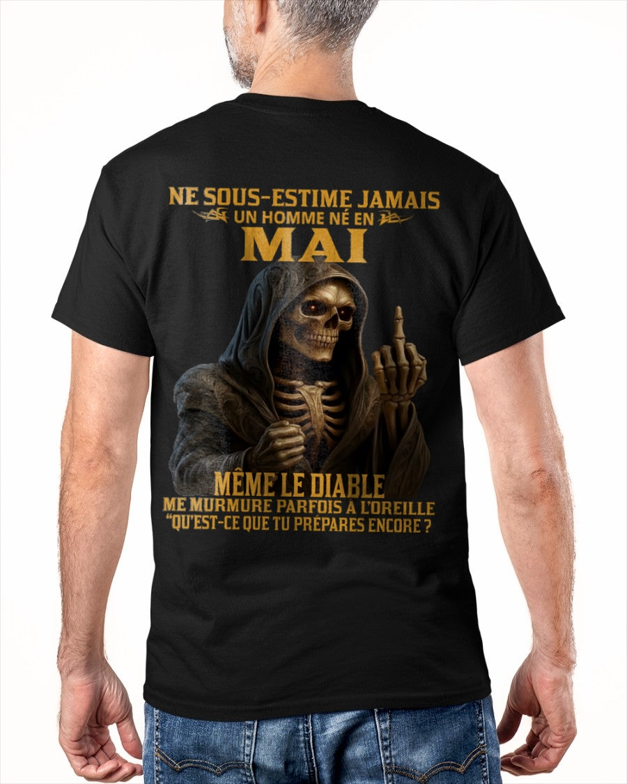 NE SOUS-ESTIME JAMAIS UN HOMME NÉ EN MAI Fr05 NGHL05 male (SKU12-305-05)