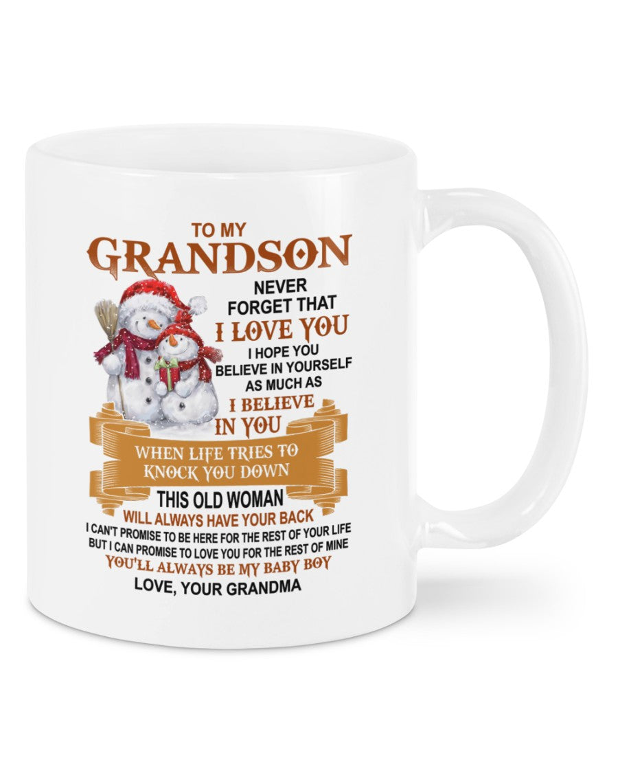TO GRANDSON MUG 01 - GIFT FROM GRANDMA - NGHL00