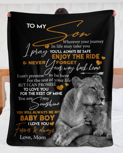 Special gift for Son - Blanket