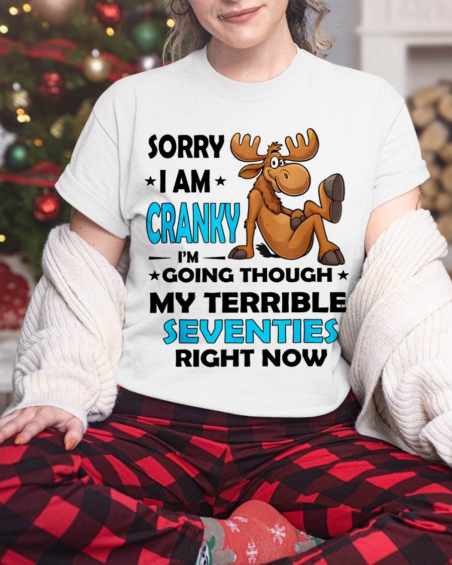 SORRY I AM CRANKY - BIRTHDAY SHIRT FOR WOMEN - NGHL00 (SKU12-249)