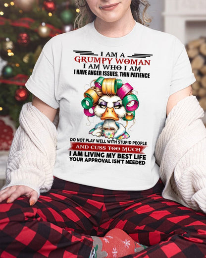 GRUMPY WOMAN - BIRTHDAY SHIRT FOR WOMEN - NGHL00 (SKU26T-01-22-00)