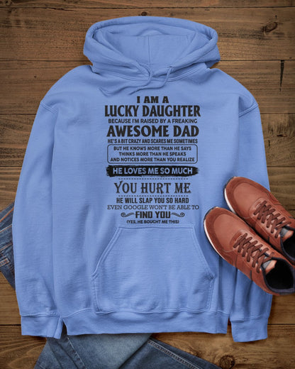 Lucky Daughter - perfect gift for your daughter from Dad - HL00 (SKU-TONDD2509-00)