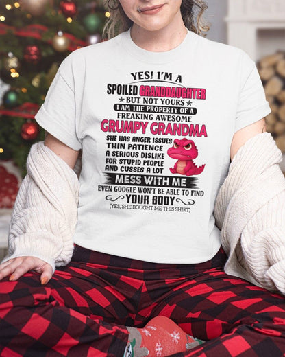 YES, I'M A SPOILED GRANDDAUGHTER - GIFT FROM GRANDMA - NGHL00 (SKU09-96-00)