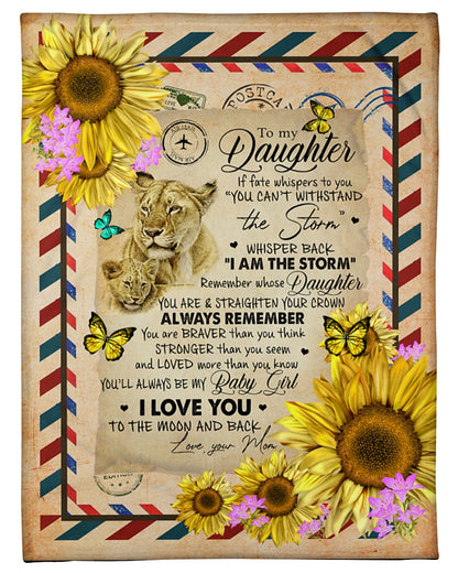 MOM and DAUGHTER - Special gift for Daughter - Blanket