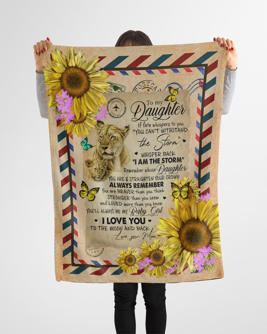 MOM and DAUGHTER - Special gift for Daughter - Blanket