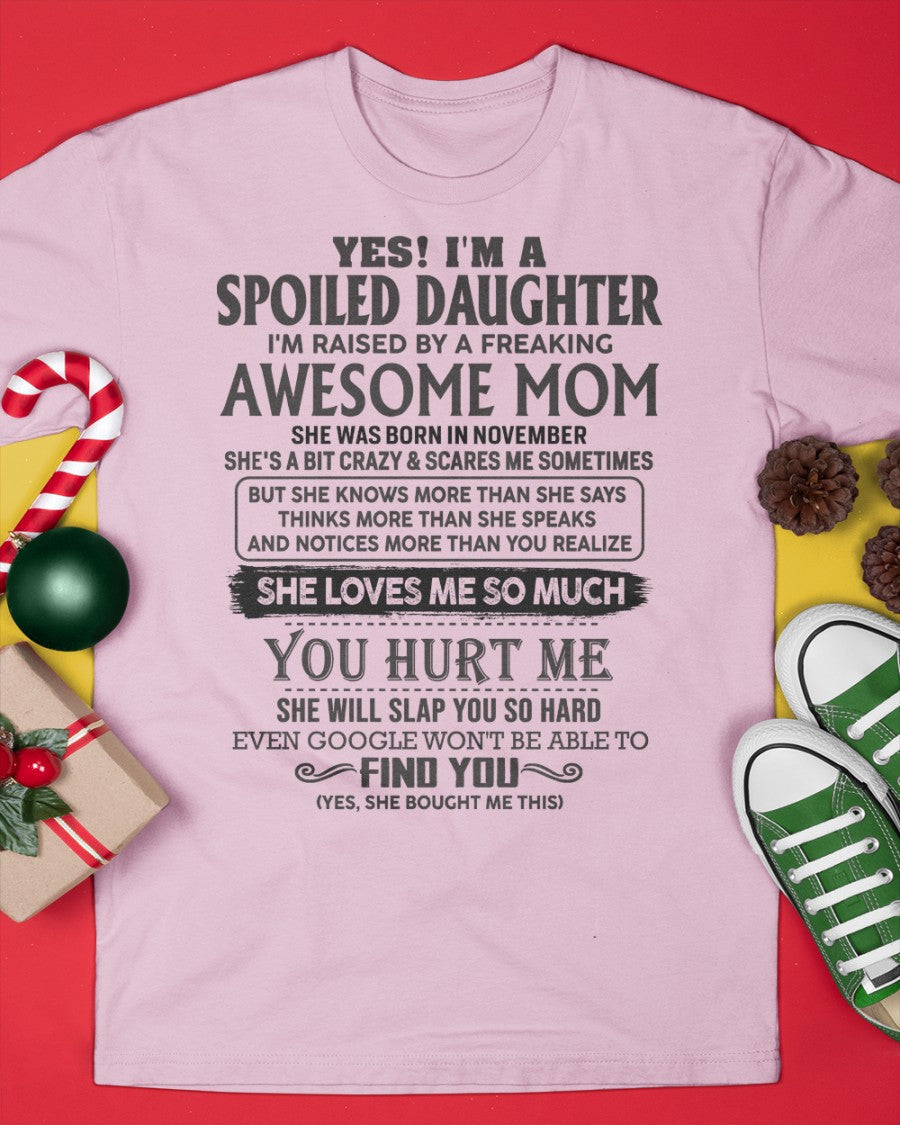 November - Spoiled Daughter - Perfect gift for your daughter (SKU-MD01-11)