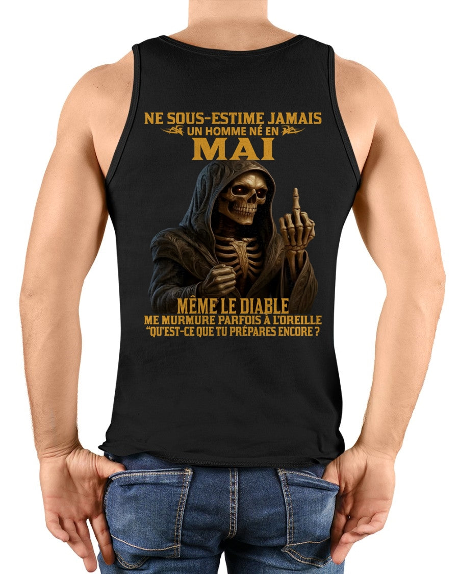 NE SOUS-ESTIME JAMAIS UN HOMME NÉ EN MAI Fr05 NGHL05 male (SKU12-305-05)
