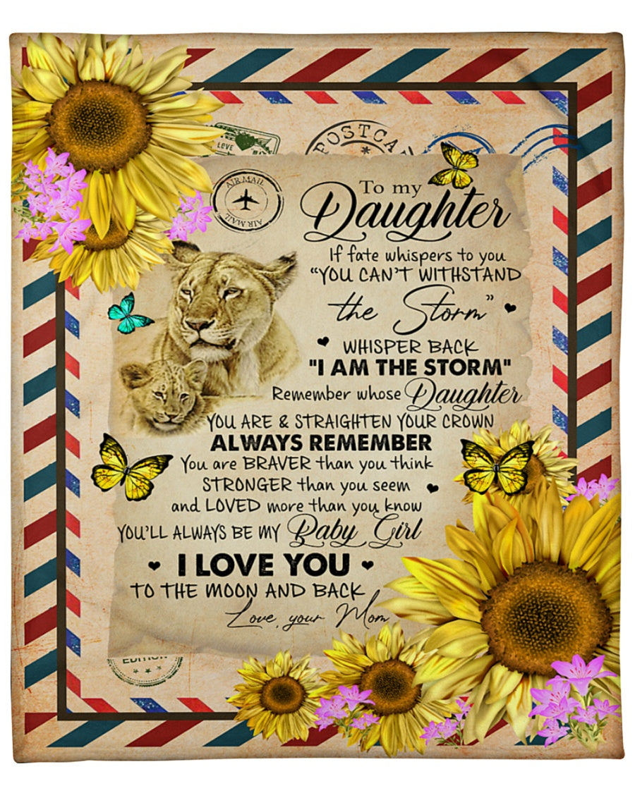 MOM and DAUGHTER - Special gift for Daughter - Blanket