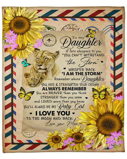 MOM and DAUGHTER - Special gift for Daughter - Blanket