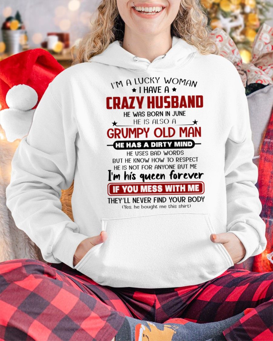 JUNE - TO MY WIFE - I'M A LUCKY WOMAN - GIFT FROM HUSBAND - NGHL06 (SKU12-282-06)