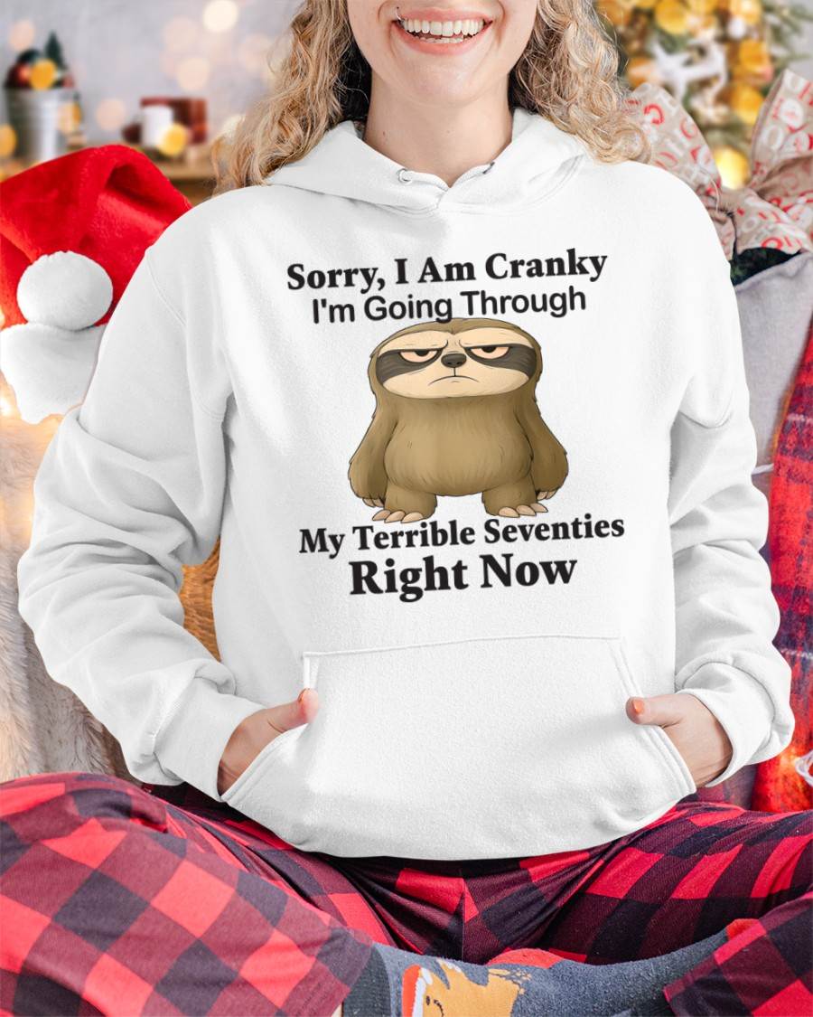 SORRY I AM CRANKY - BIRTHDAY SHIRT FOR WOMEN - NGHL00 (SKU12-226)