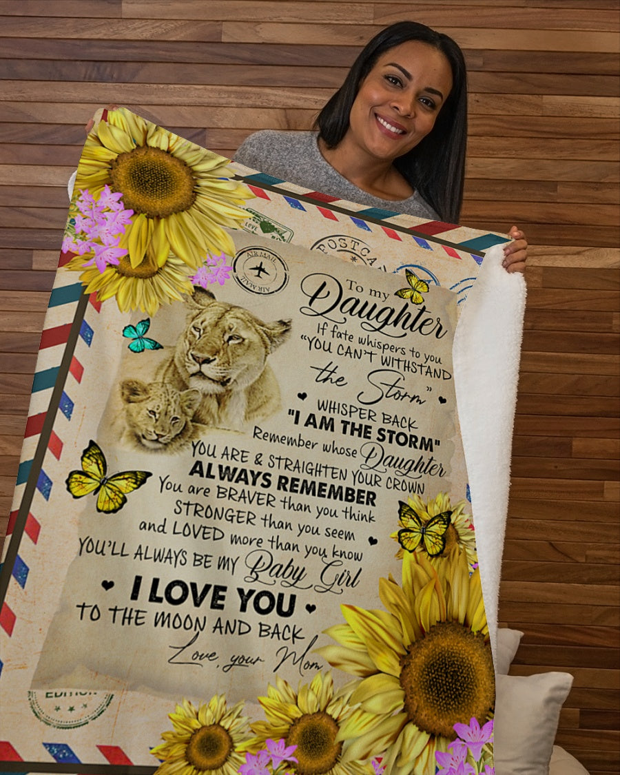 MOM and DAUGHTER - Special gift for Daughter - Blanket