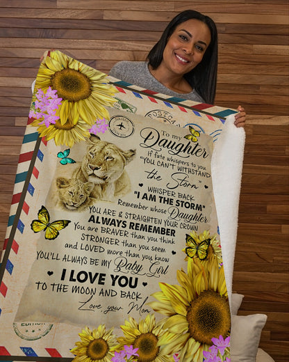 MOM and DAUGHTER - Special gift for Daughter - Blanket