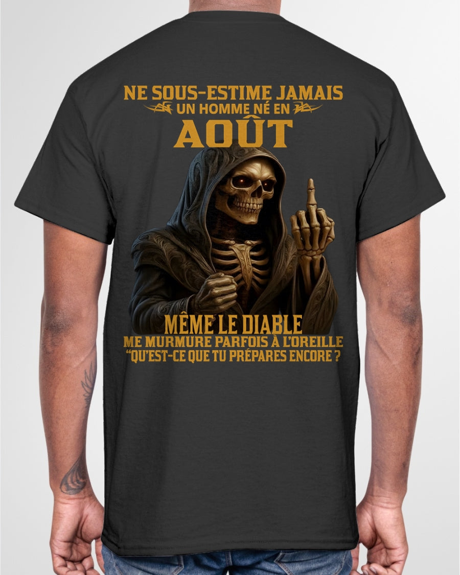 NE SOUS-ESTIME JAMAIS UN HOMME NÉ EN AOÛT Fr08 NGHL08 male (SKU12-305-08)