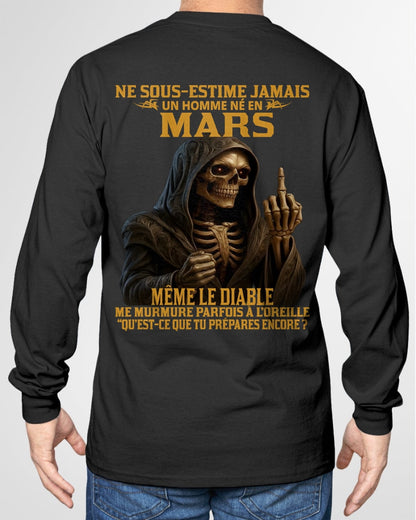 NE SOUS-ESTIME JAMAIS UN HOMME NÉ EN MARS Fr03 NGHL03 male (SKU12-305-03)