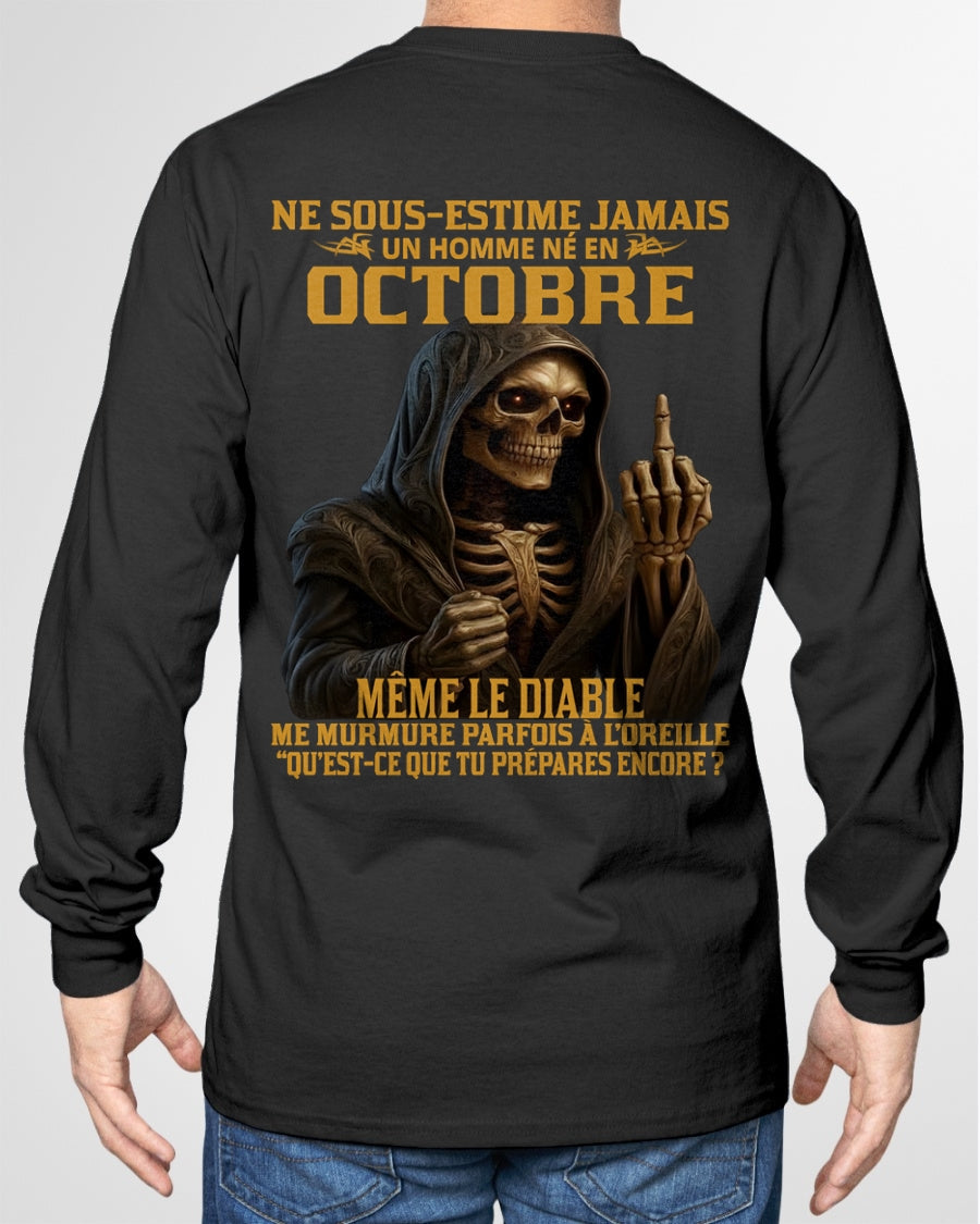 NE SOUS-ESTIME JAMAIS UN HOMME NÉ EN OCTOBRE Fr10 NGHL10 male (SKU12-305-10)