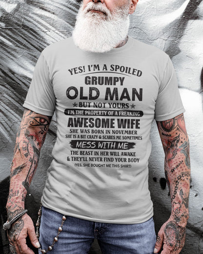 Awesome wife November - Perfect gift for your husband - NGHL11 (SKU96-68-11)