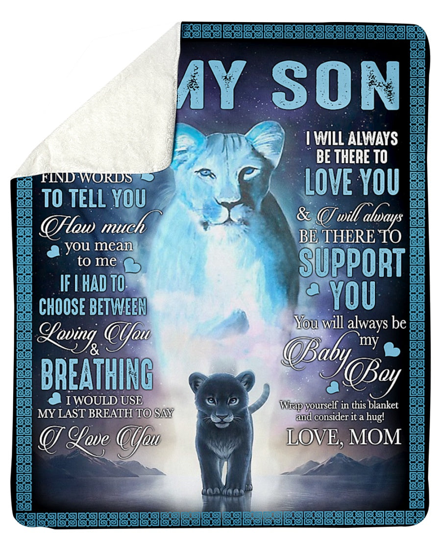 Perfect Gift For Son from Mom Blanket