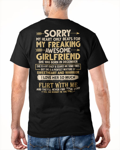 December - Awesome Girl - Perfect Gift For Your Boyfriend, Husband (SKU05-103-12)