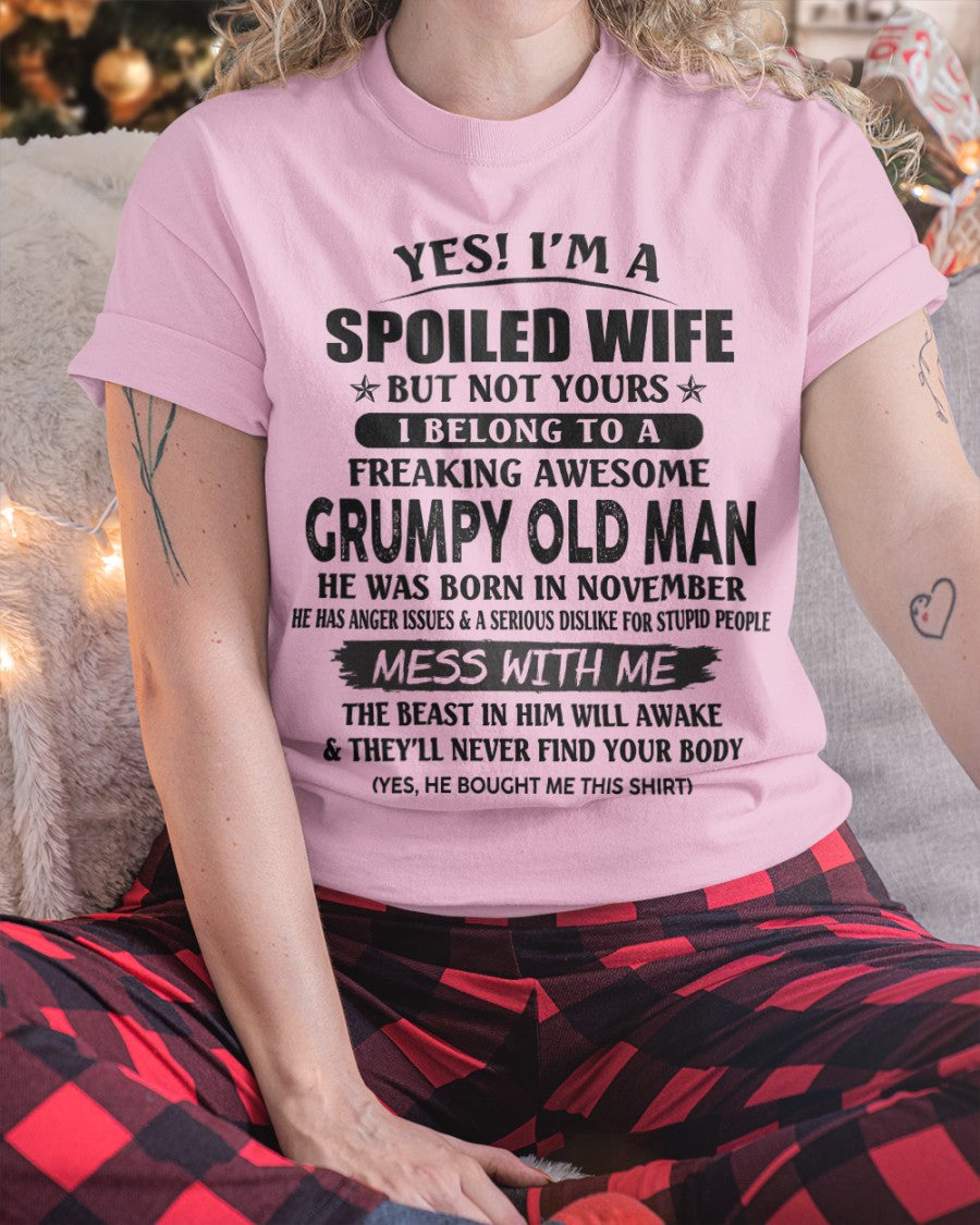 Grumpy Old Man November – Perfect gift for your wife – NGHL11 (SKU08-63-11)
