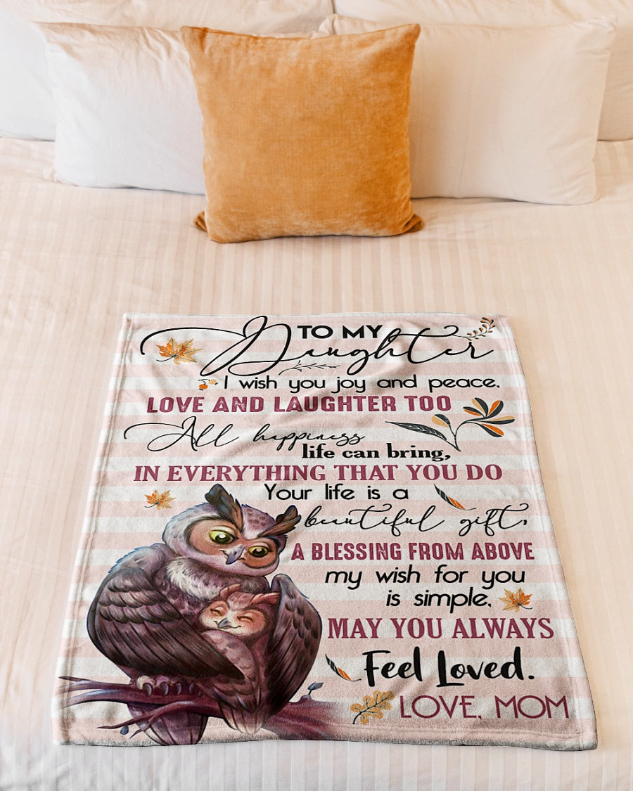 Special gift for daughter Blanket From Mom