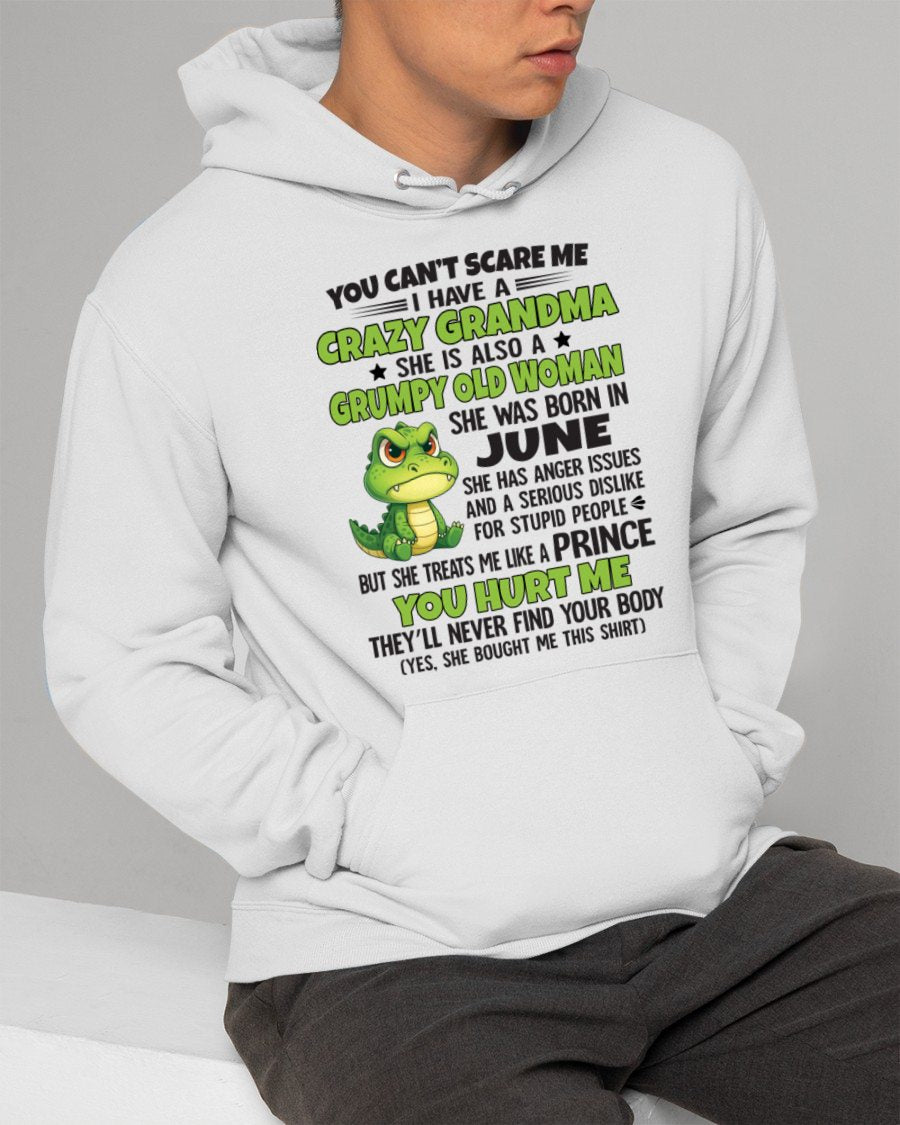 JUNE - YOU CAN'T SCARE ME - FOR GRANDSON - GIFT FROM GRANDMA - NGHL06 (SKU09-85-06)