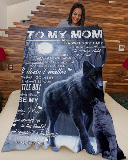 Special gift for Mother from Son Blanket