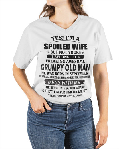 Grumpy Old Man September – Perfect gift for your wife From Husband – NGHL09 (SKU08-63-09)